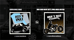 Desktop Screenshot of fahrschule-vmax.de